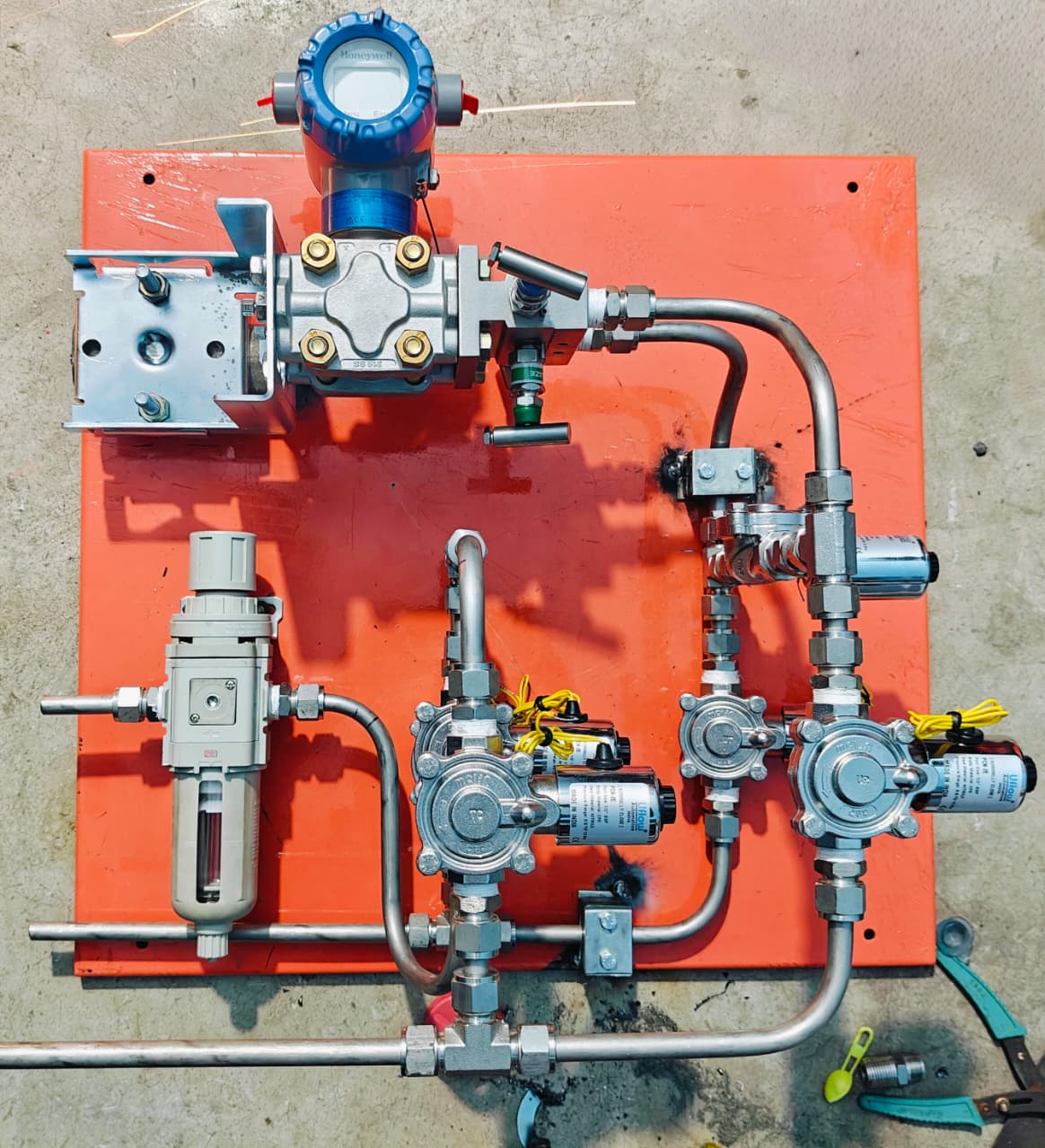 Max Engineering instrumentation panel